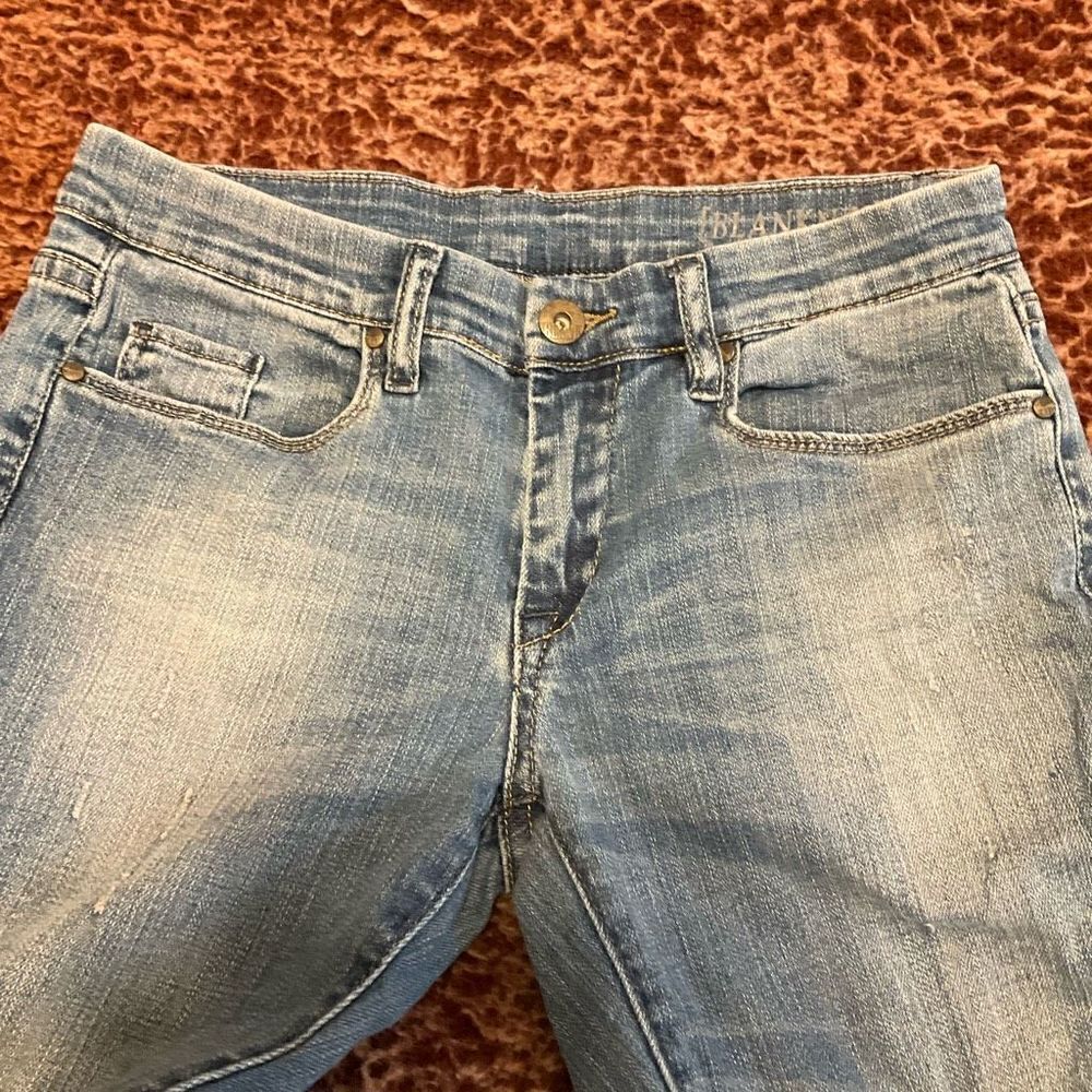Blank NYC Jeans, Size 8 / 28. Slightly Distressed, Straight Leg. Anthro, - Picture 5 of 15